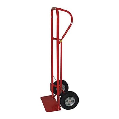 Milwaukee Hand Trucks Milwaukee Heavy Duty Hand Truck - P-Handle - Solid Rubber Wheels - 1000 Lb. Capacity - Red 44701